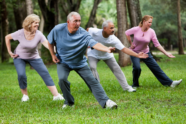 Image result for old folks exercising