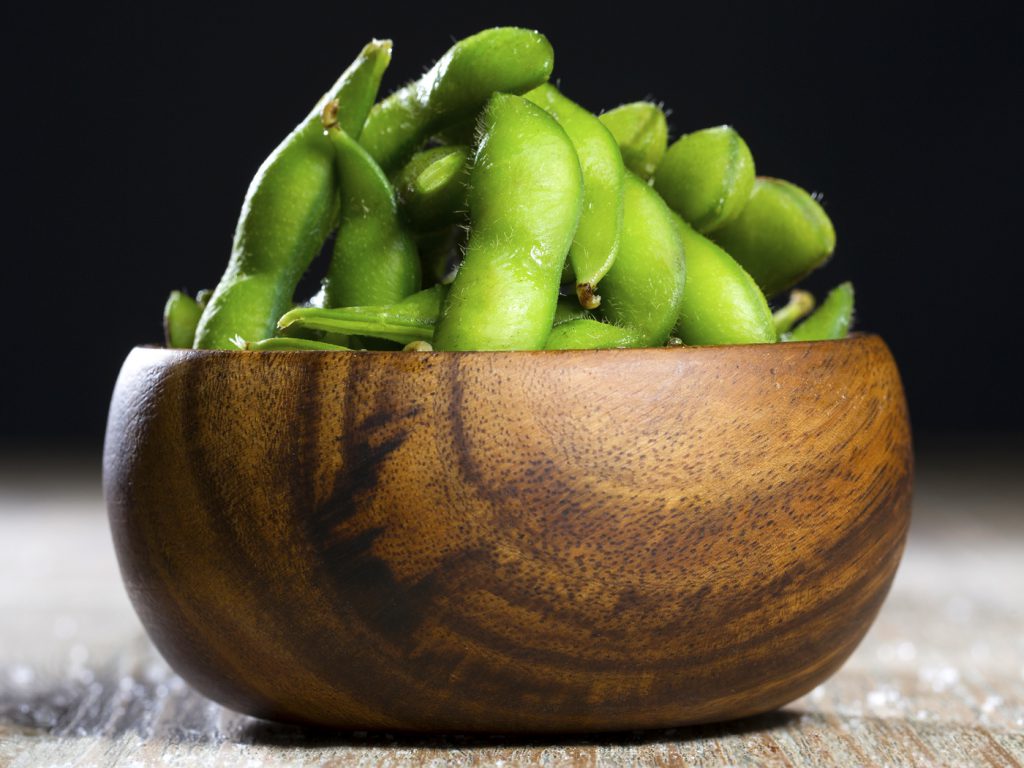 bowl of edamame